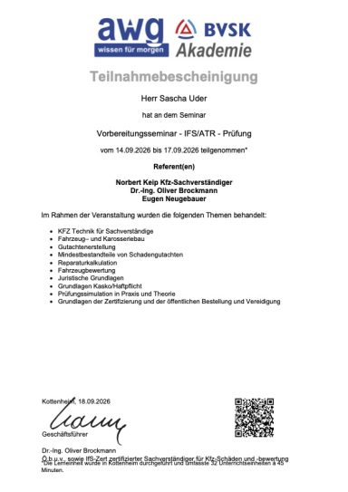 IFS/ATR Training IFS/ATR Training